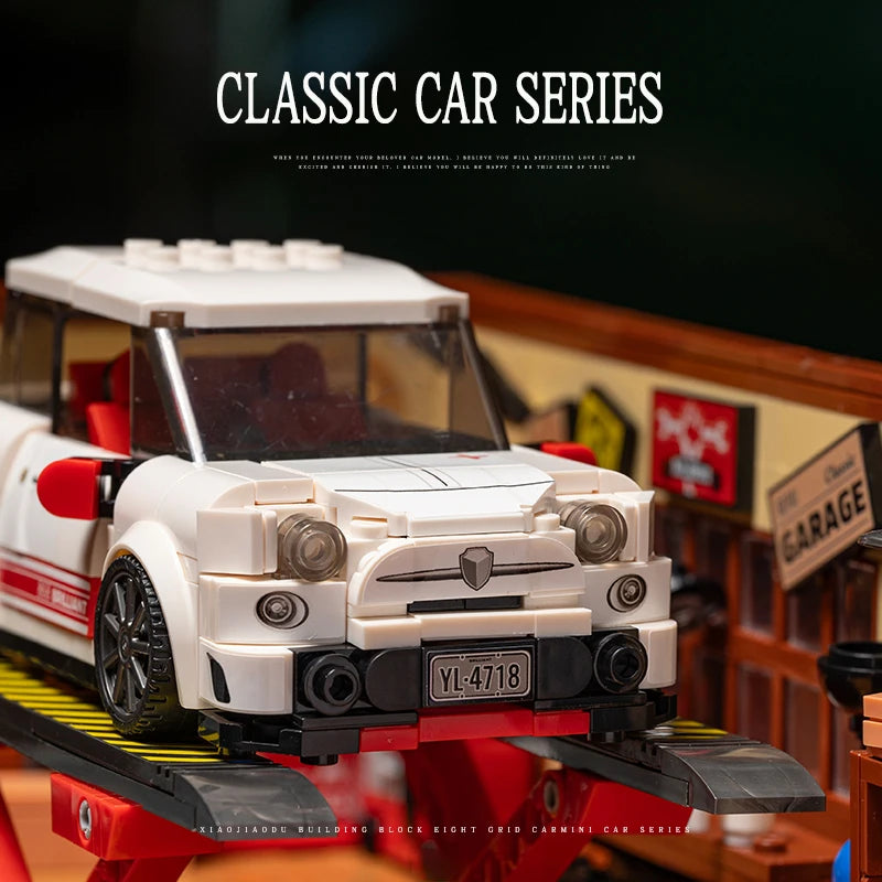 MENBIS Creative 325-Piece Classic Racing Car Building Set for Kids