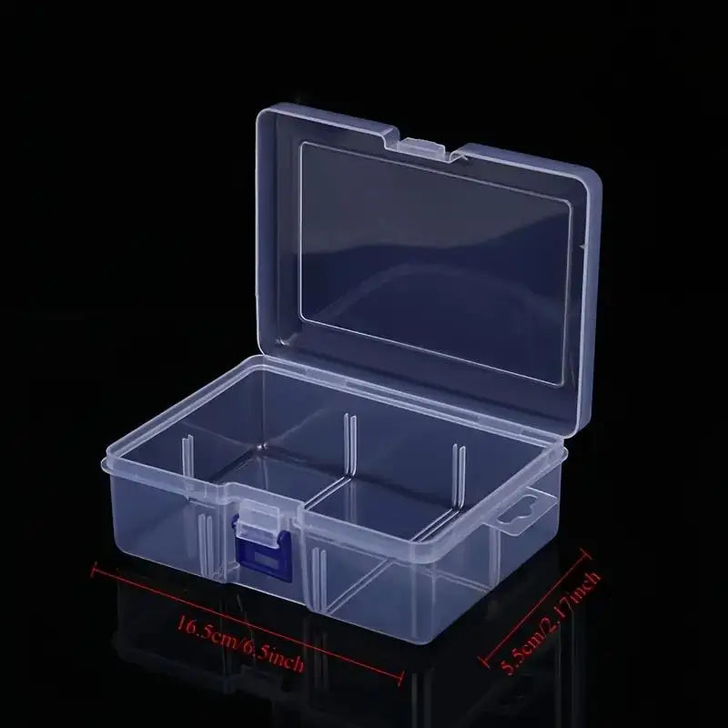 Clear Plastic Storage Box - Waterproof Dustproof Organizer for Tools & Jewelry