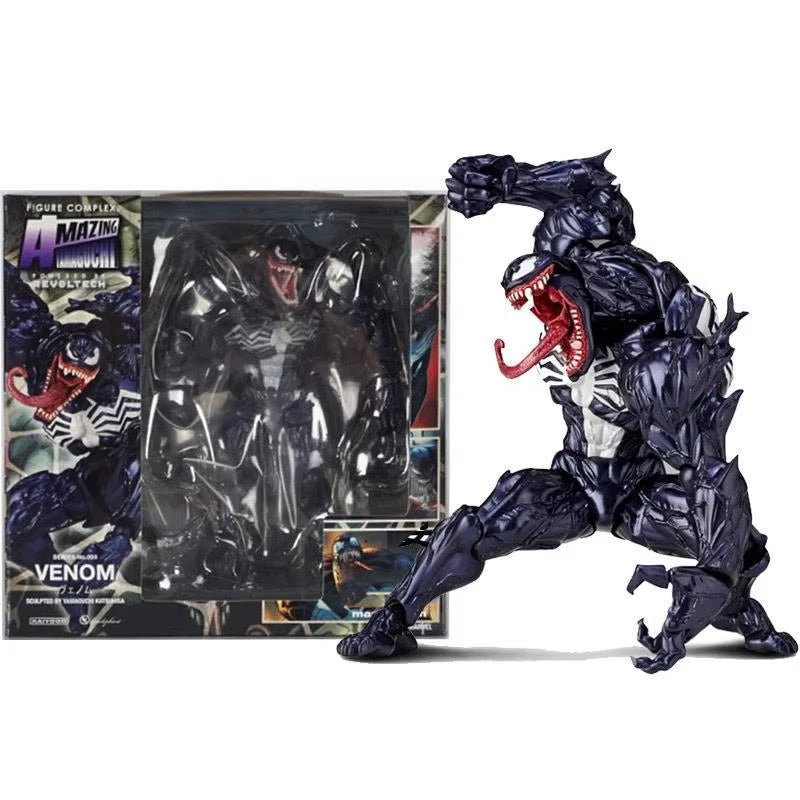 Venom Carnage Action Figure - Movable Spider-Man Collectible Doll