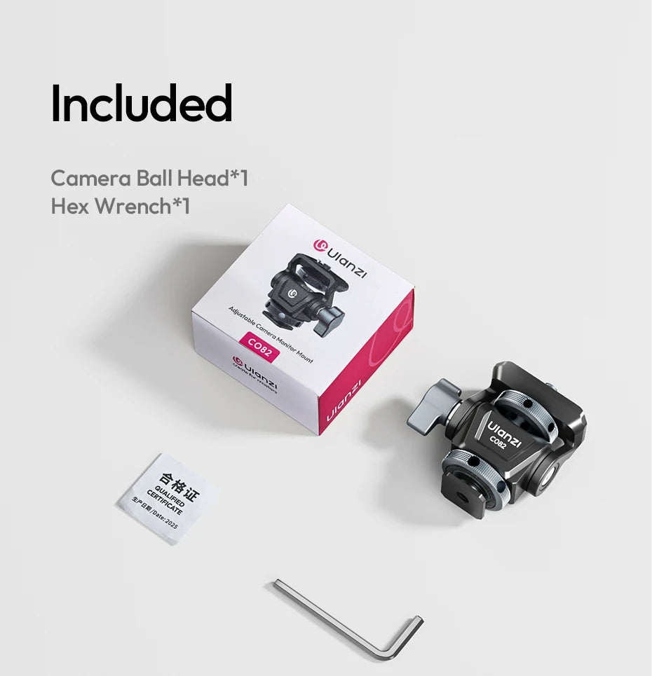 Ulanzi C082 Adjustable Damping Ball Head for Tripods and Lights