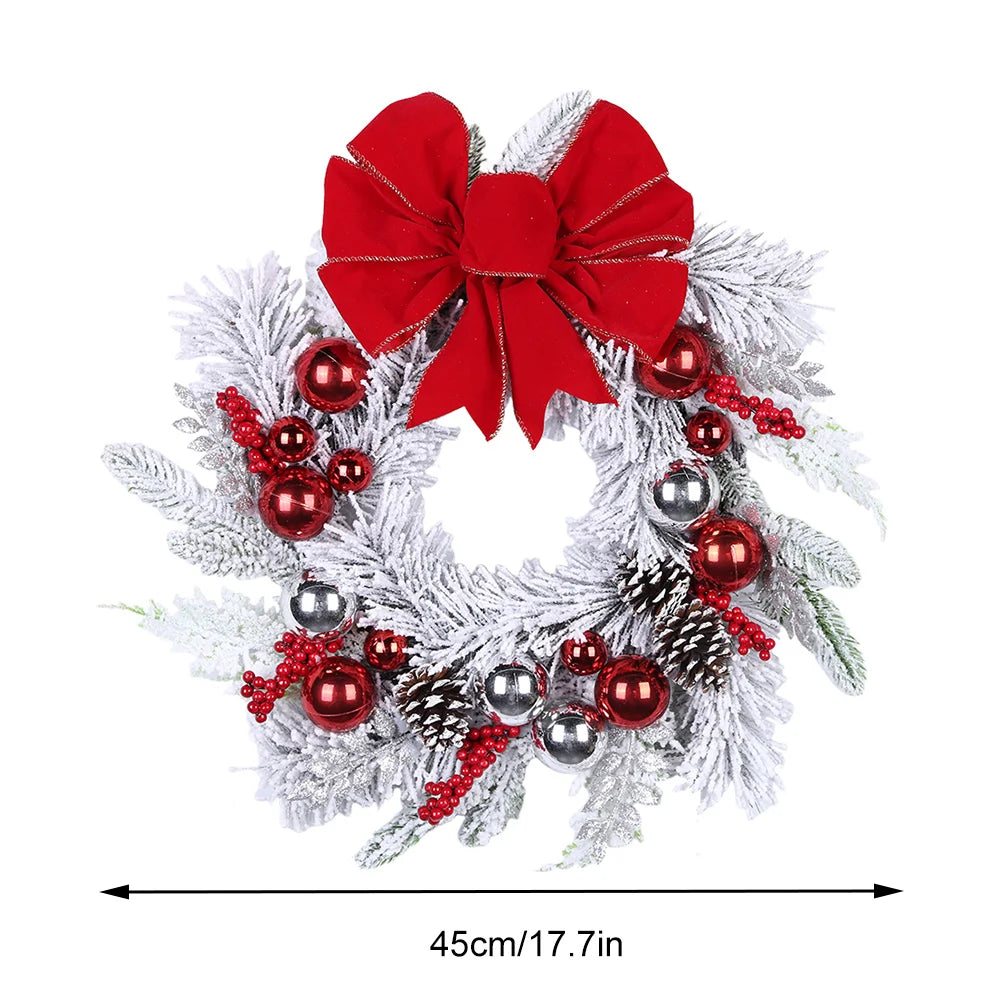 Exquisite Christmas Wreath - Artificial Vine Garland for Festive Decor