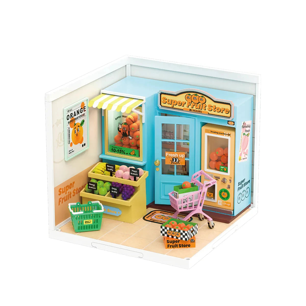 Rolife DIY Miniature House Cafe - Fun Building Kit for All Ages
