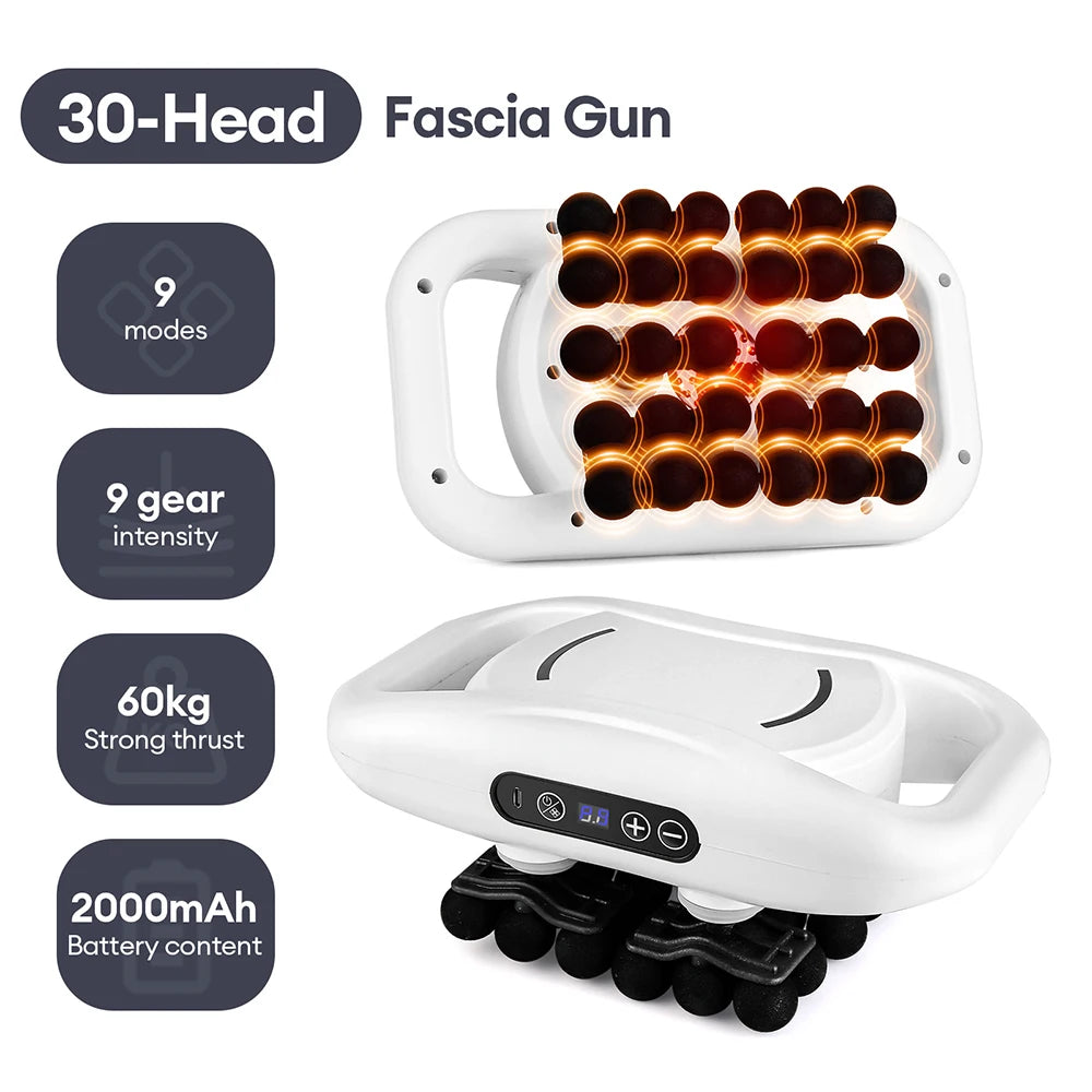 Advanced Vibration Therapy Massager with 42 Heads for Full-Body Relief