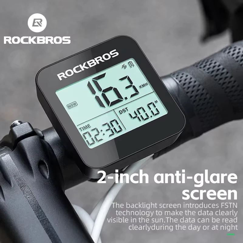 ROCKBROS Waterproof Bicycle Computer GPS Speedometer & Odometer