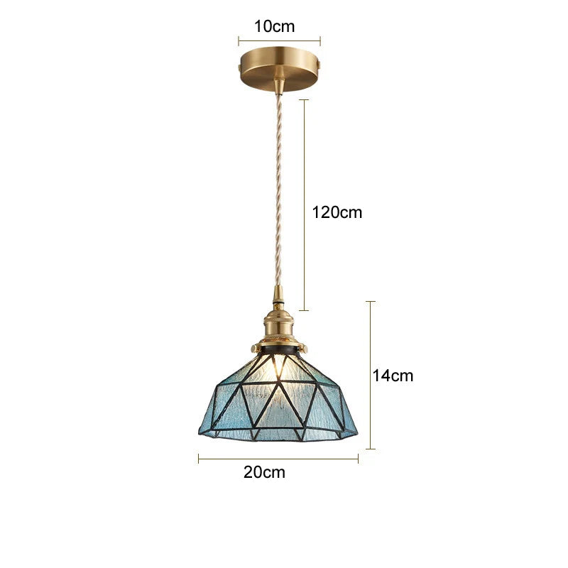 Nordic Retro Green Pendant Light for Stylish Home Decor