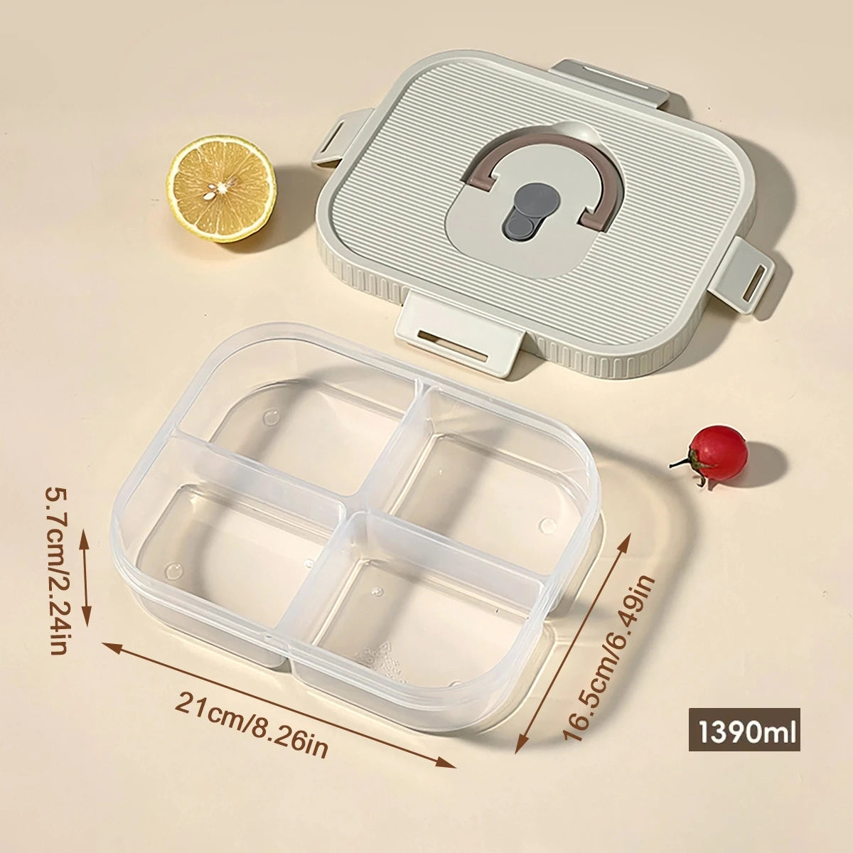 Divided Spice Storage Box - Moisture & Insect Proof Organizer