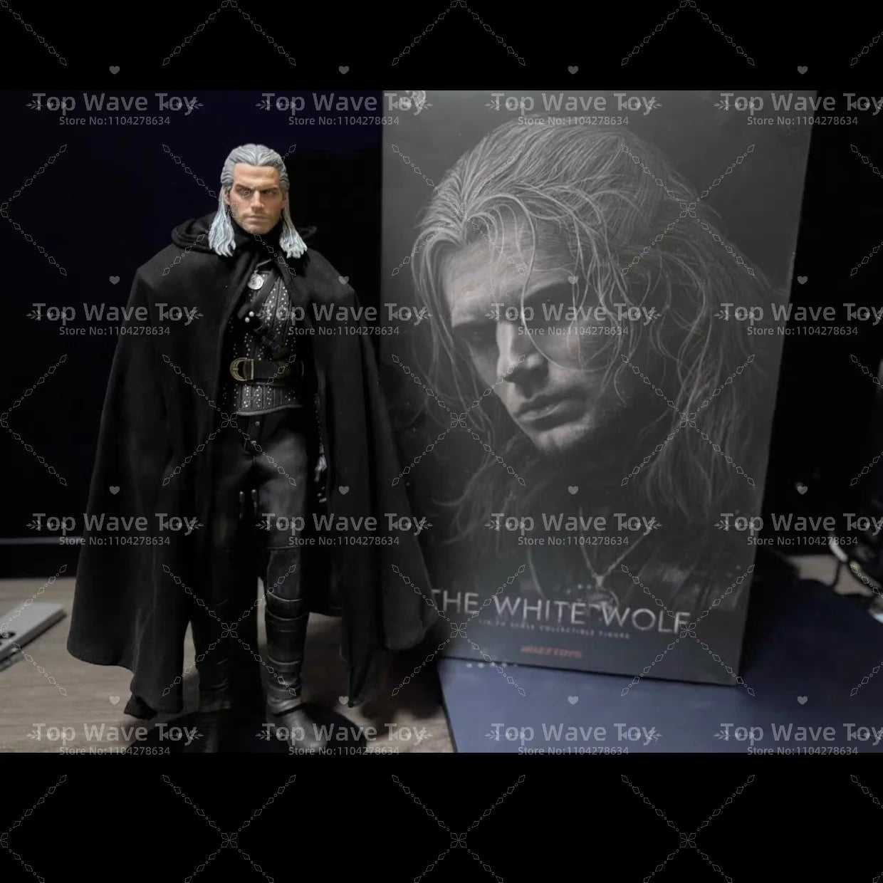 BUZZTOYS BUZ001 1/6 Male White Wolf Action Figure - High-Quality Collectible