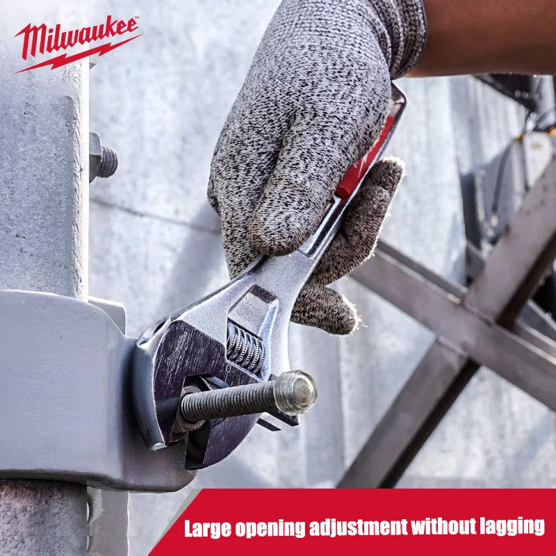 Milwaukee Adjustable Wrench - 6" to 15" | Durable & Ergonomic Design