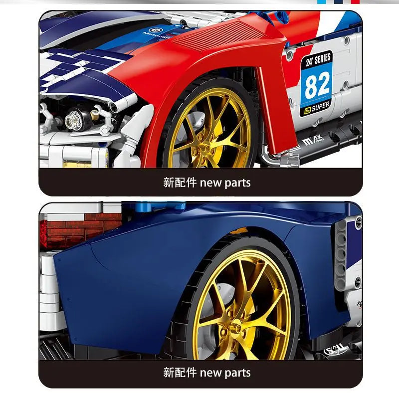 4556 Pieces M4 Racing Car Building Blocks - Ultimate Sports Vehicle Model