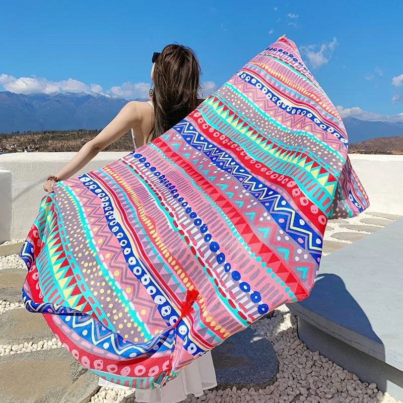 28 Stylish Travel Beach Shawls | 90x180cm Sunscreen Scarfs for Women