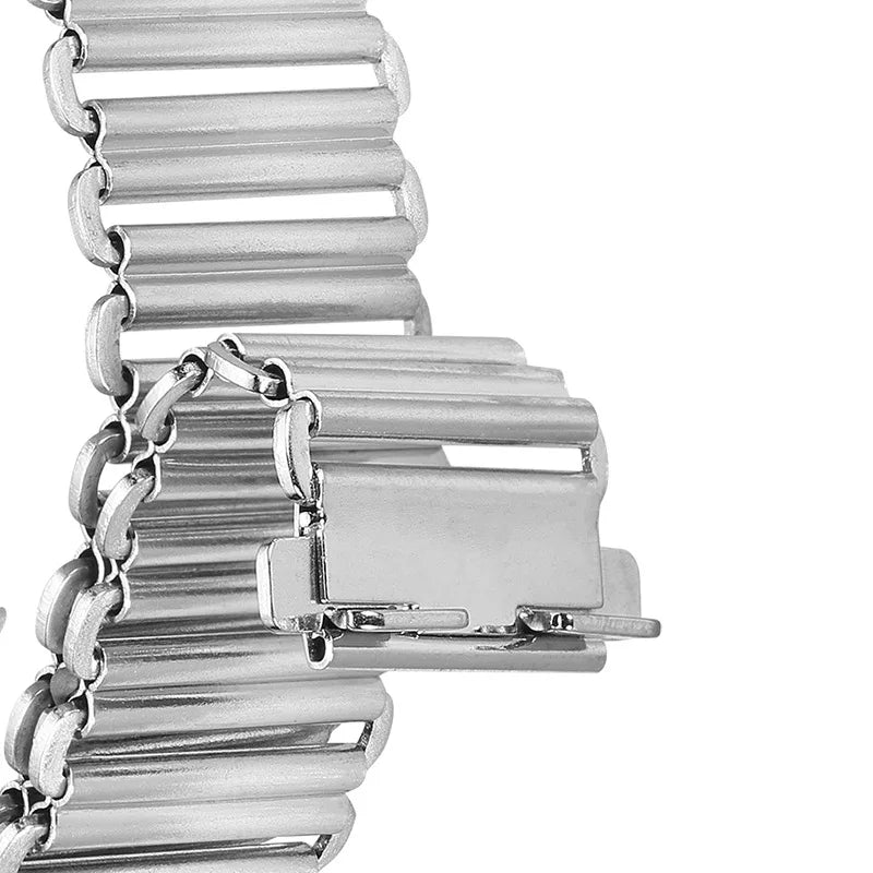 Universal Quick Release Stainless Steel Watch Strap - 18mm, 20mm, 22mm