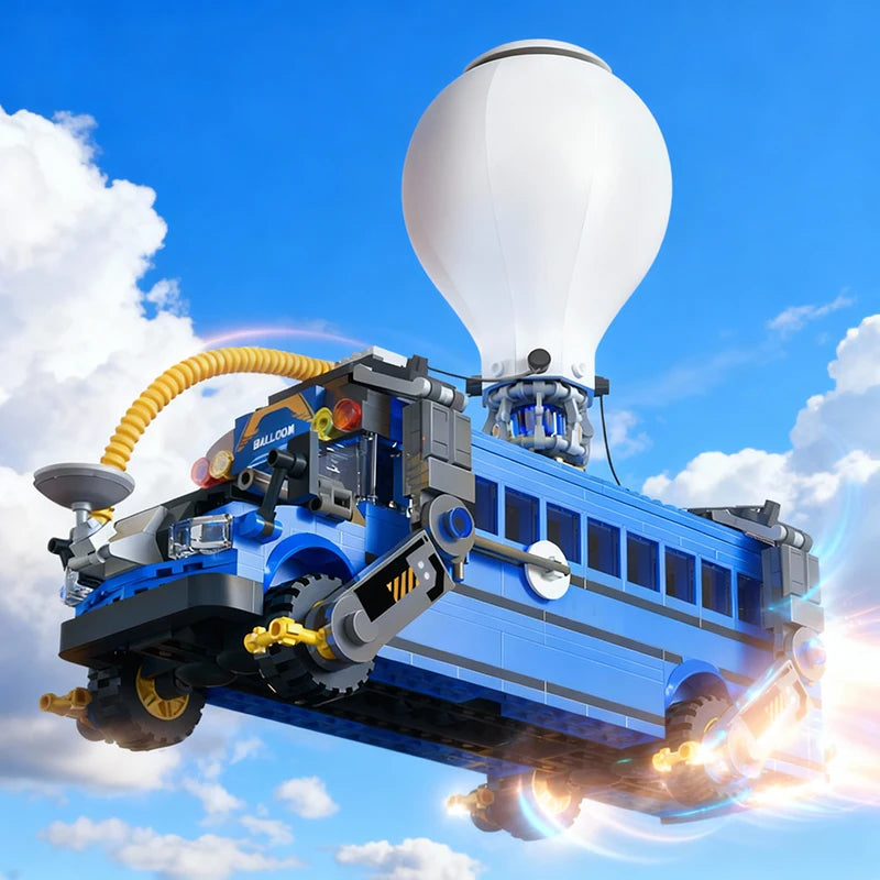 Creative Flying Bus Building Blocks - Ultimate Model Set
