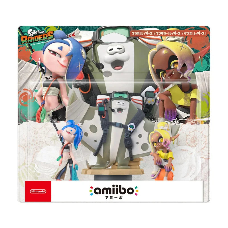 Nintendo Amiibo Splatoon Raiders 3-in-1 NFC Figures for Switch