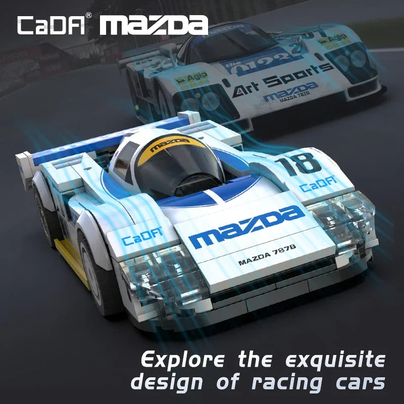 Cada 1:24 Racing Car Model - Build Your Own Drift Sports Car