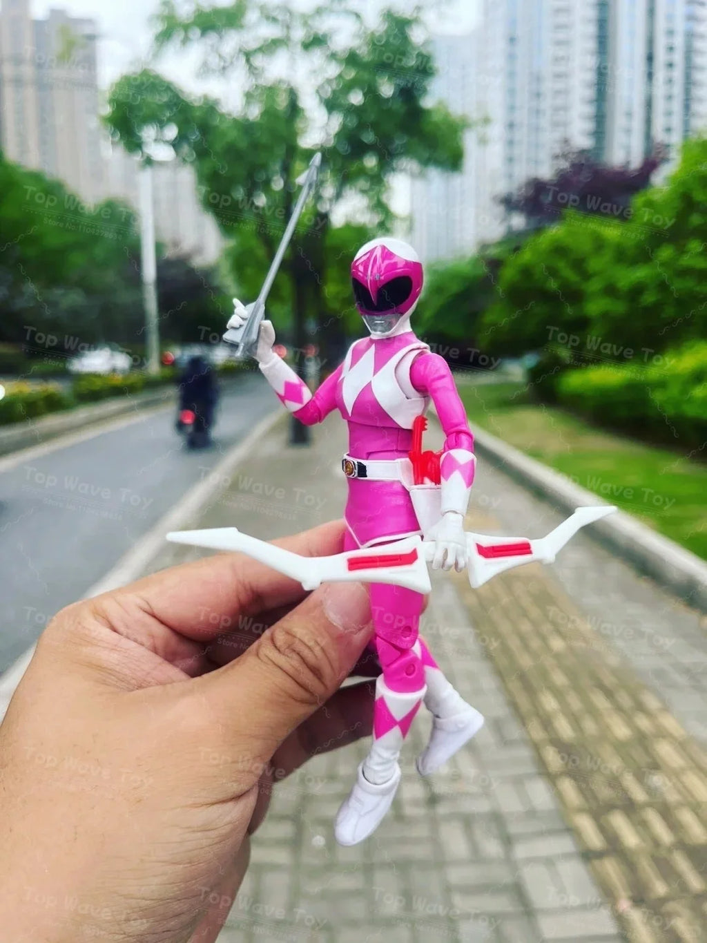 Dinosaur Squadron Chioh Team: 6-Inch Poseable White Tiger & Green Dragon