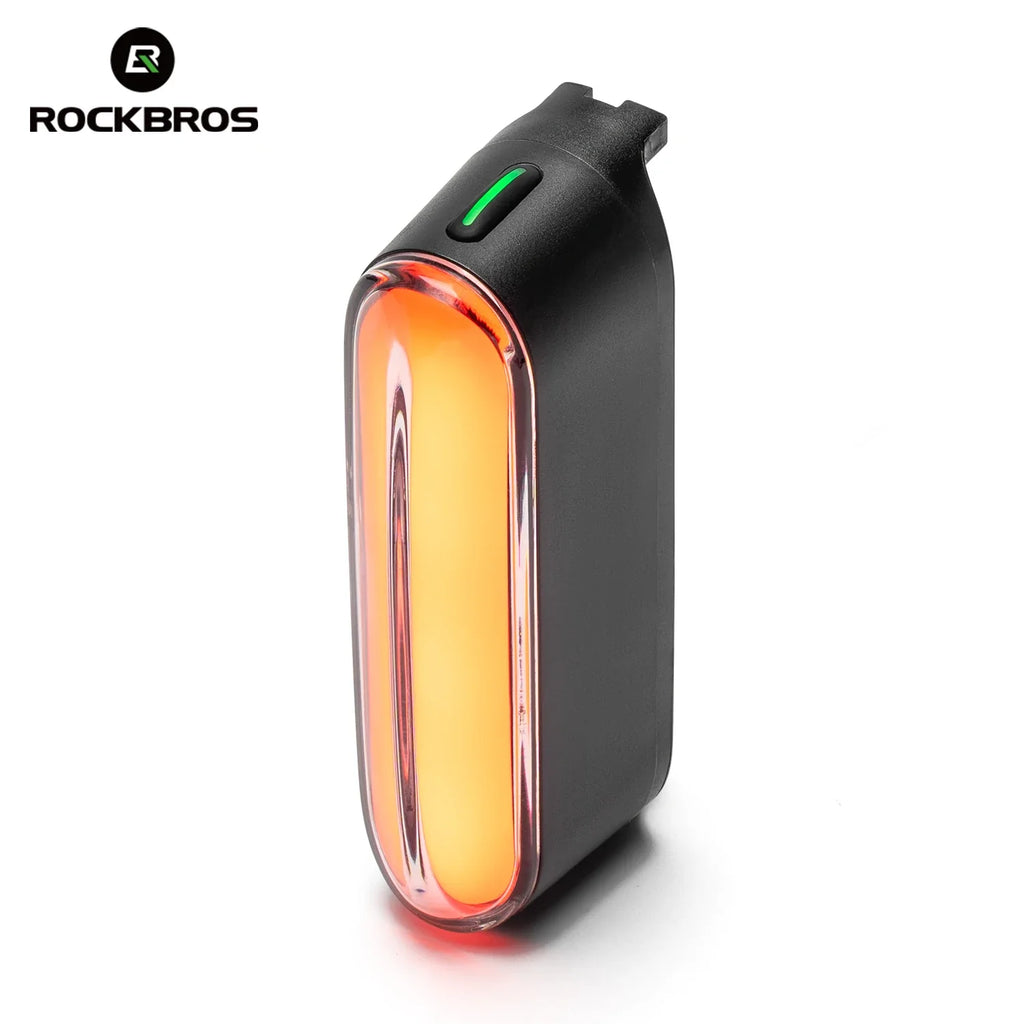 ROCKBROS 7-Mode Rechargeable Bike Tail Light with Smart Brake Sensor
