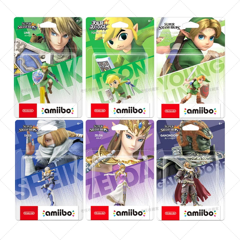 Nintendo Amiibo Figure: Super Smash Bros. Zelda & Young Link