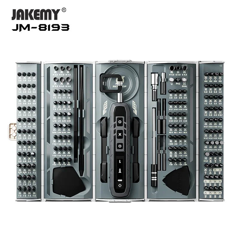 JAKEMY JM-8193 180-in-1 Precision Screwdriver Toolkit for Electronics