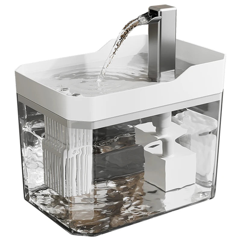 1.5L Automatic Cat Water Dispenser with Filter & Mute Pump
