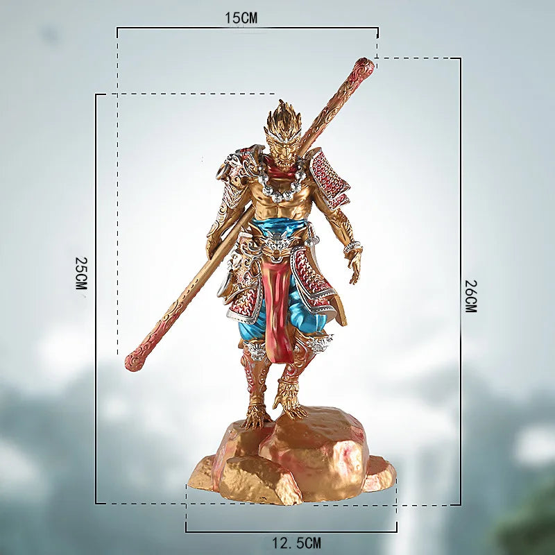 Sun Wukong Miniature Resin Figurine - Mythical Home Decor & Gifts