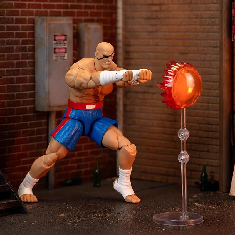 Street Fighter 6 Blanka, Sagat & Vega Action Figures - Collectible Set