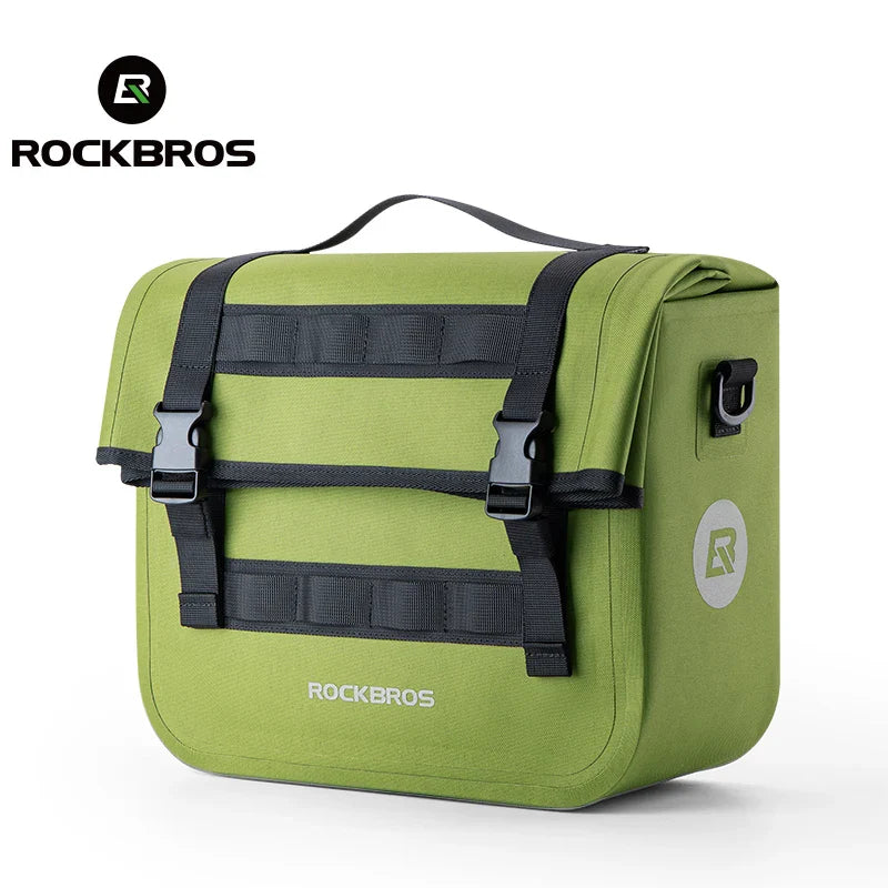 ROCKBROS 15L Versatile Bicycle Front Saddle Bag - Durable & Stylish