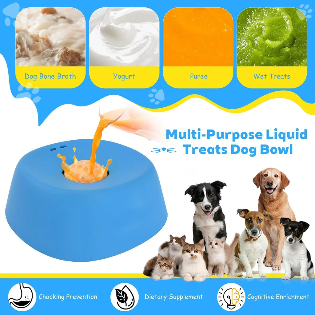Pet Lick Bowl - Non-Slip Silicone Slow Feeder for Dogs & Cats
