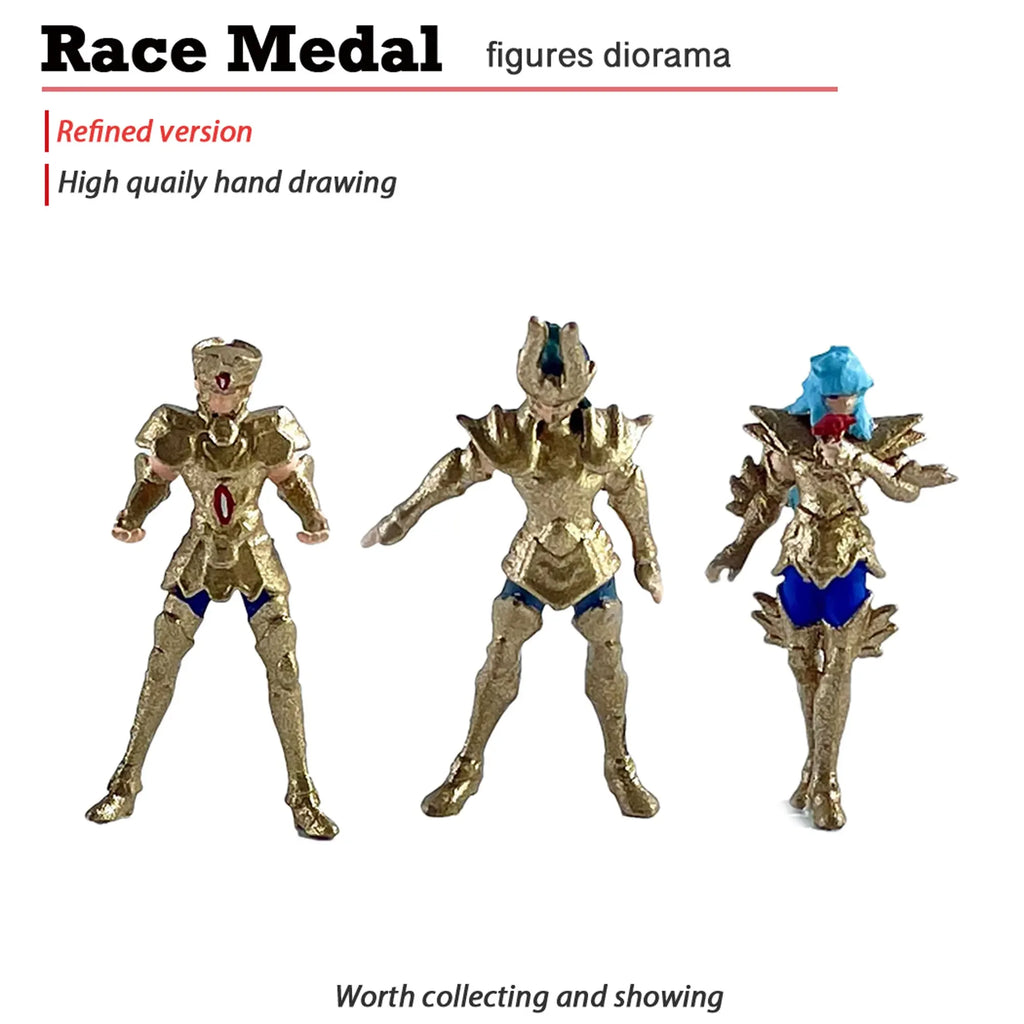 12cm Mini Gold Saint Seiya Figure - Stunning Collectible Doll
