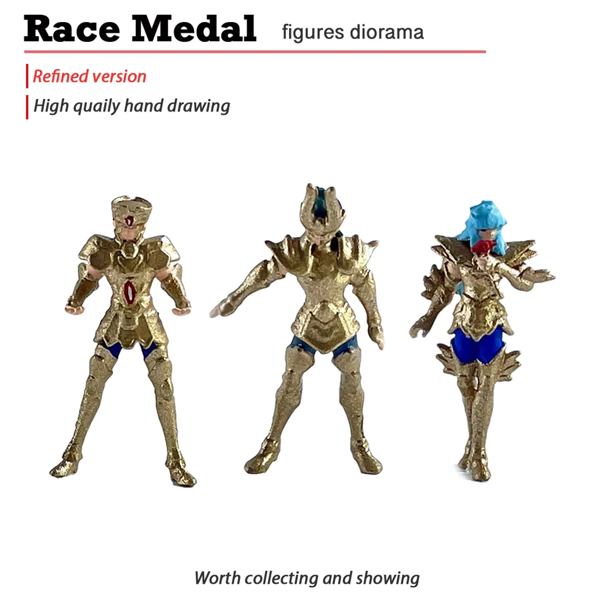 12cm Mini Gold Saint Seiya Figure - Stunning Collectible Doll