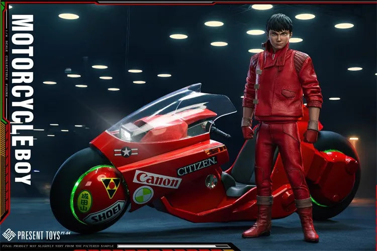 2025 Akira Motorcycle Boy Action Figure 1/6 Scale Collectible Set