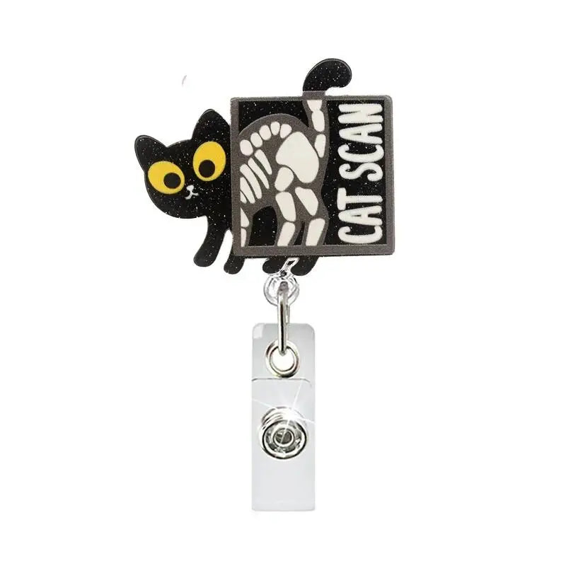 Cute Animal Retractable ID Badge Clip for Nurses | Fun Design