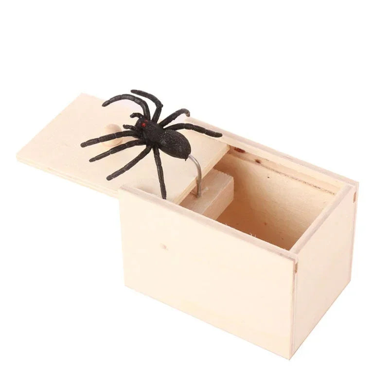 Trick Spider Scare Box - Fun Halloween Prank Decoration Game