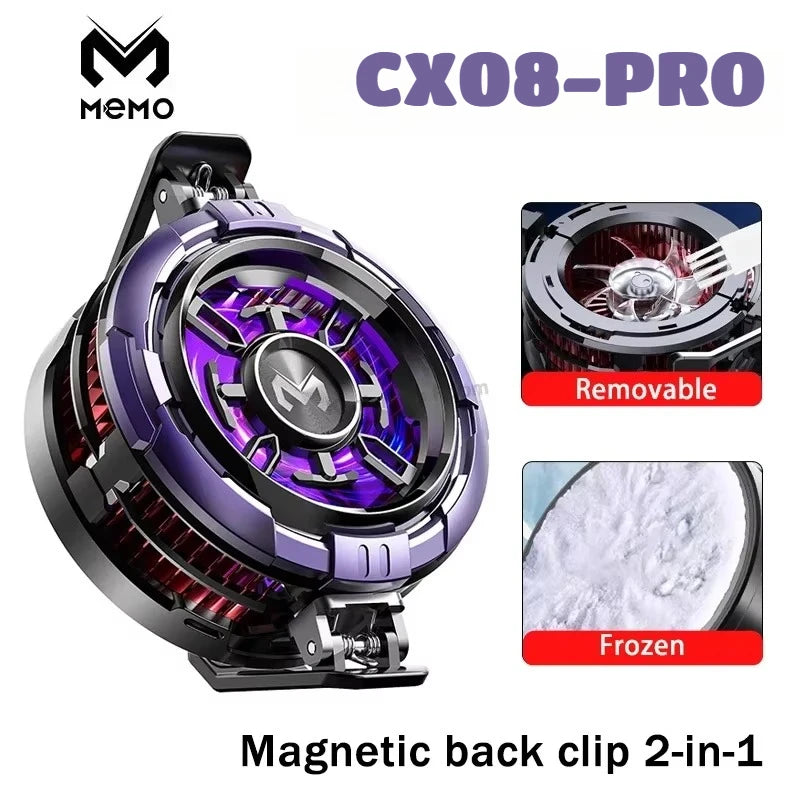 MEMO CX08 Pro Mobile Phone Cooling Radiator for Gamers - Universal Fit