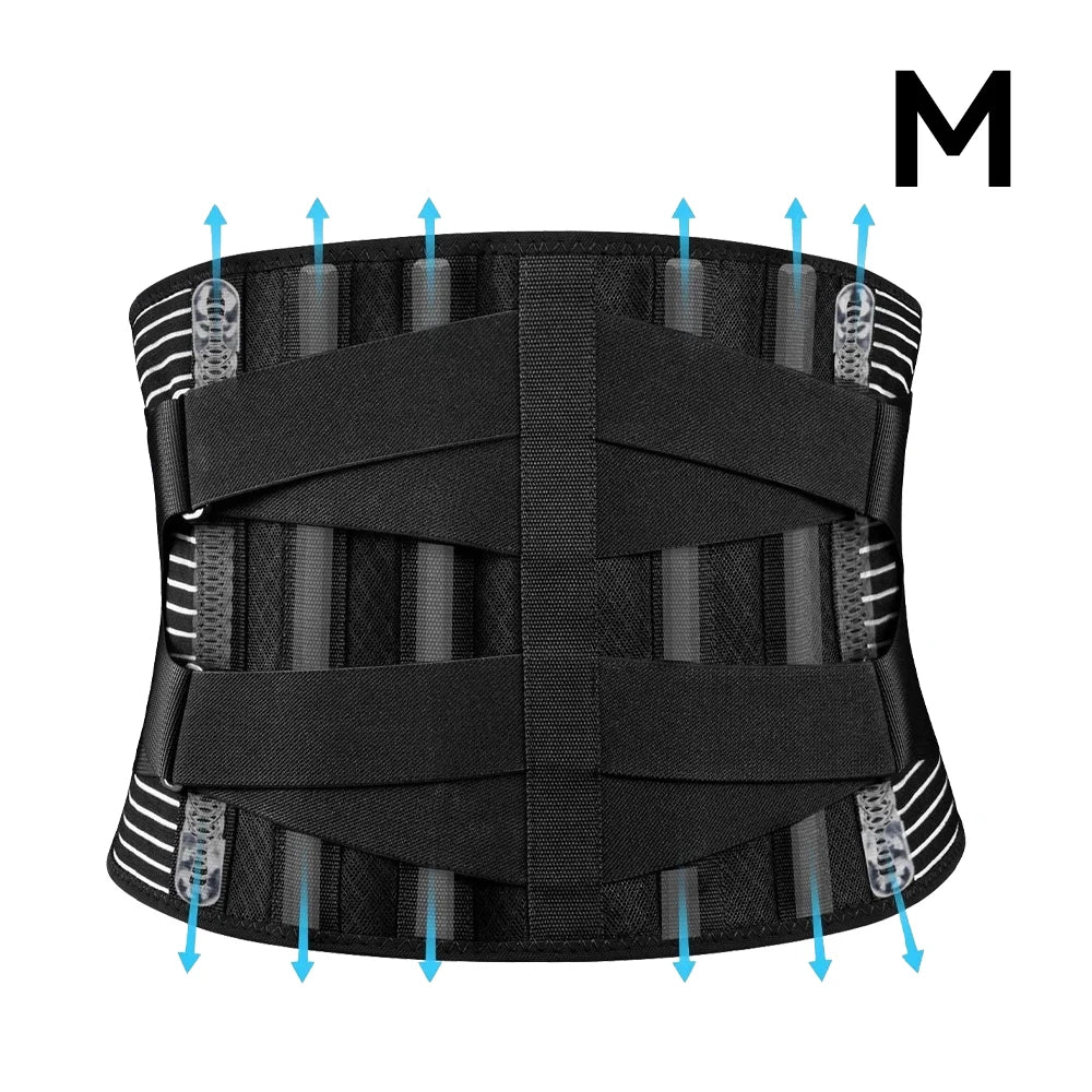 Lumbar Support Belt - Orthopedic Waist Trainer for Fitness & Comfort