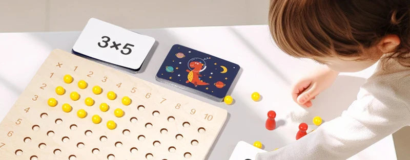 Montessori 99 Multiplication Board - Fun Math Learning Tool for Kids