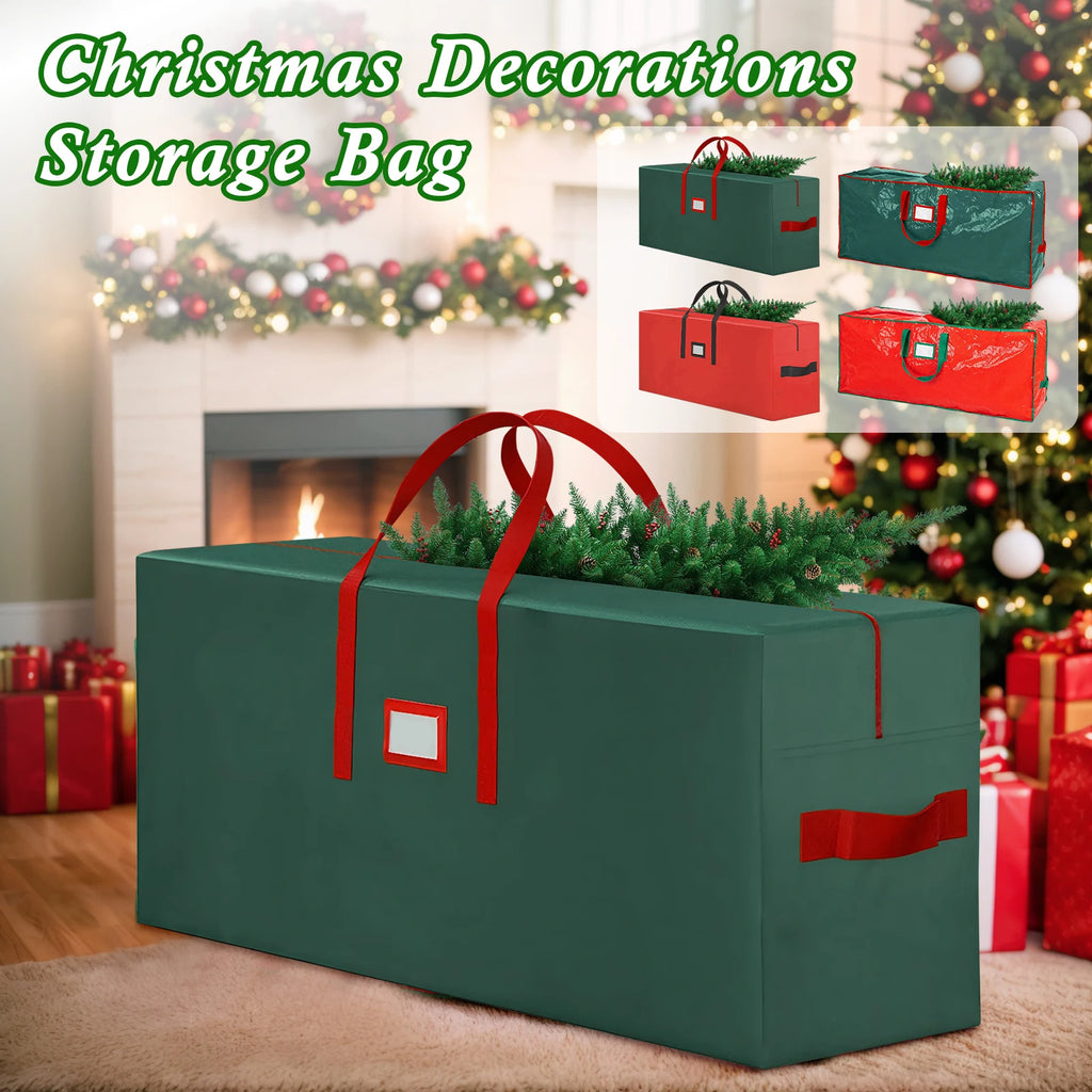 Waterproof Christmas Tree Storage Bag - Foldable & Durable Organizer
