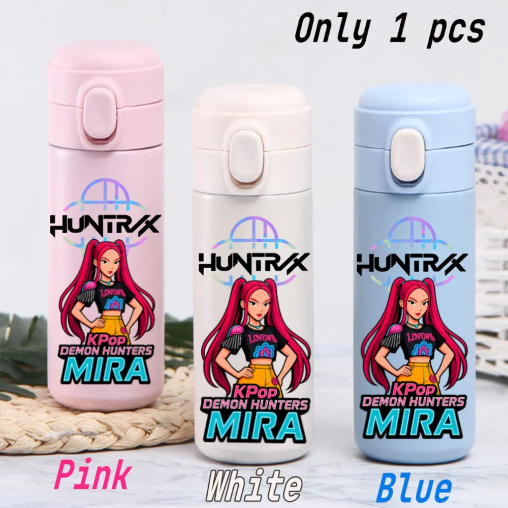 Insulated 420ML K-Pop Travel Drink Bottle - Stylish & Portable