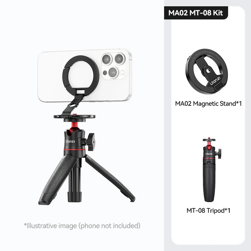 Ulanzi MA02 Magnetic Phone Holder Stand with Tripod Mount
