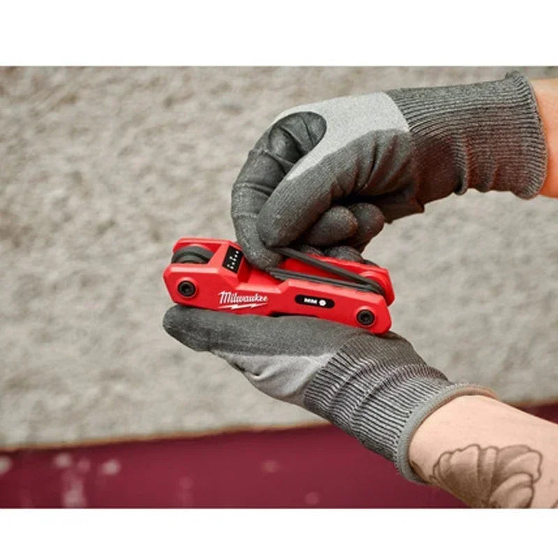 Milwaukee 8-Piece Metric Folding Hex Wrench Set - Versatile Tool