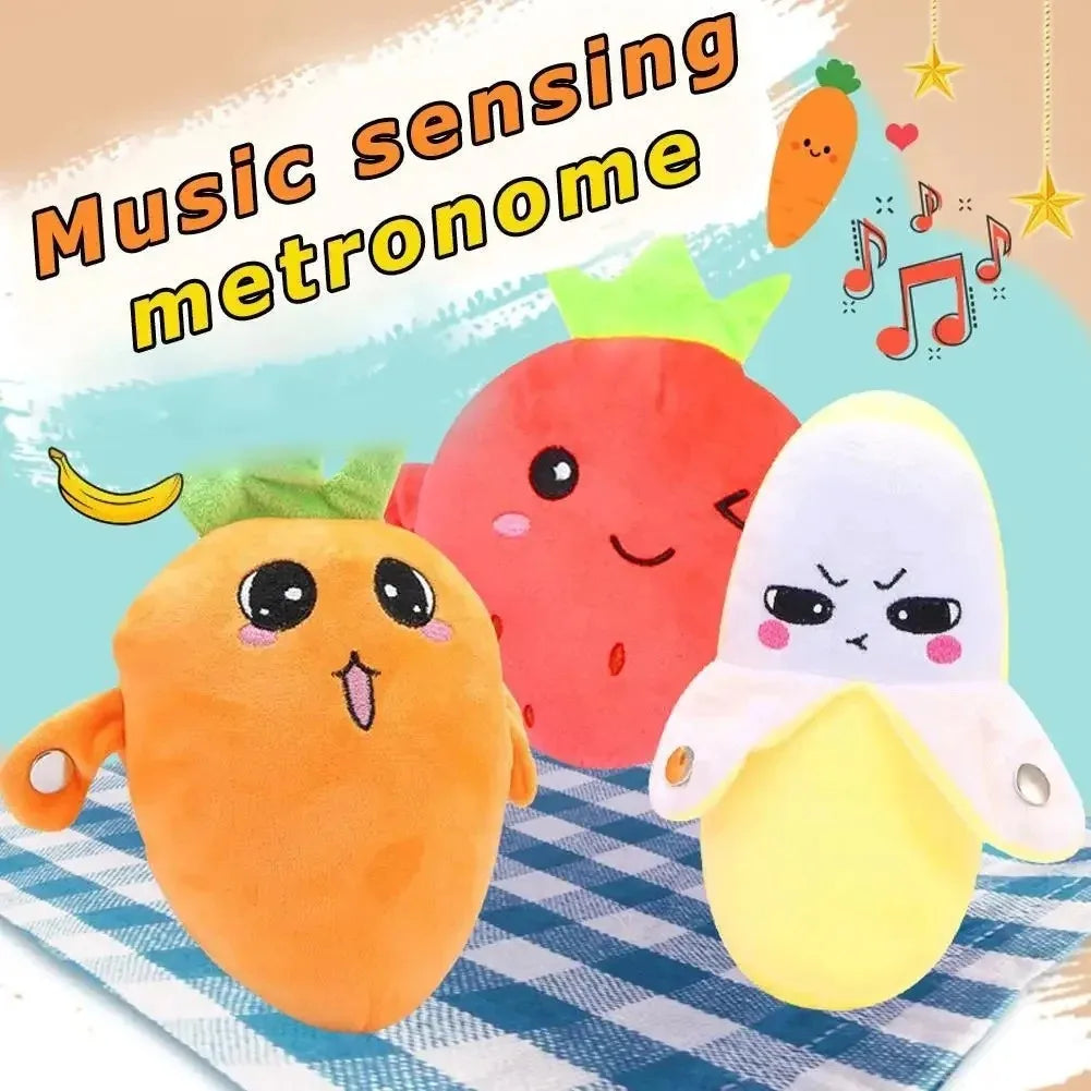 Interactive Musical Carrot Plush Toy for Parent-Child Fun