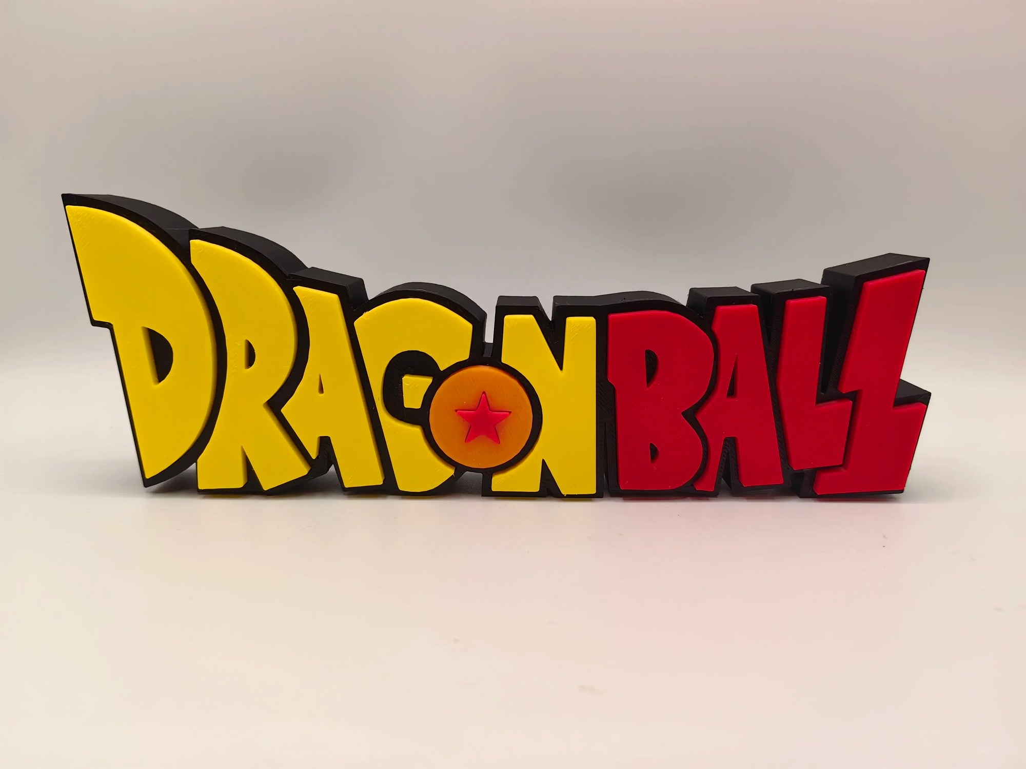 Dragon Ball Super 3D Printed Logo Sign - Handmade Ornament & Display