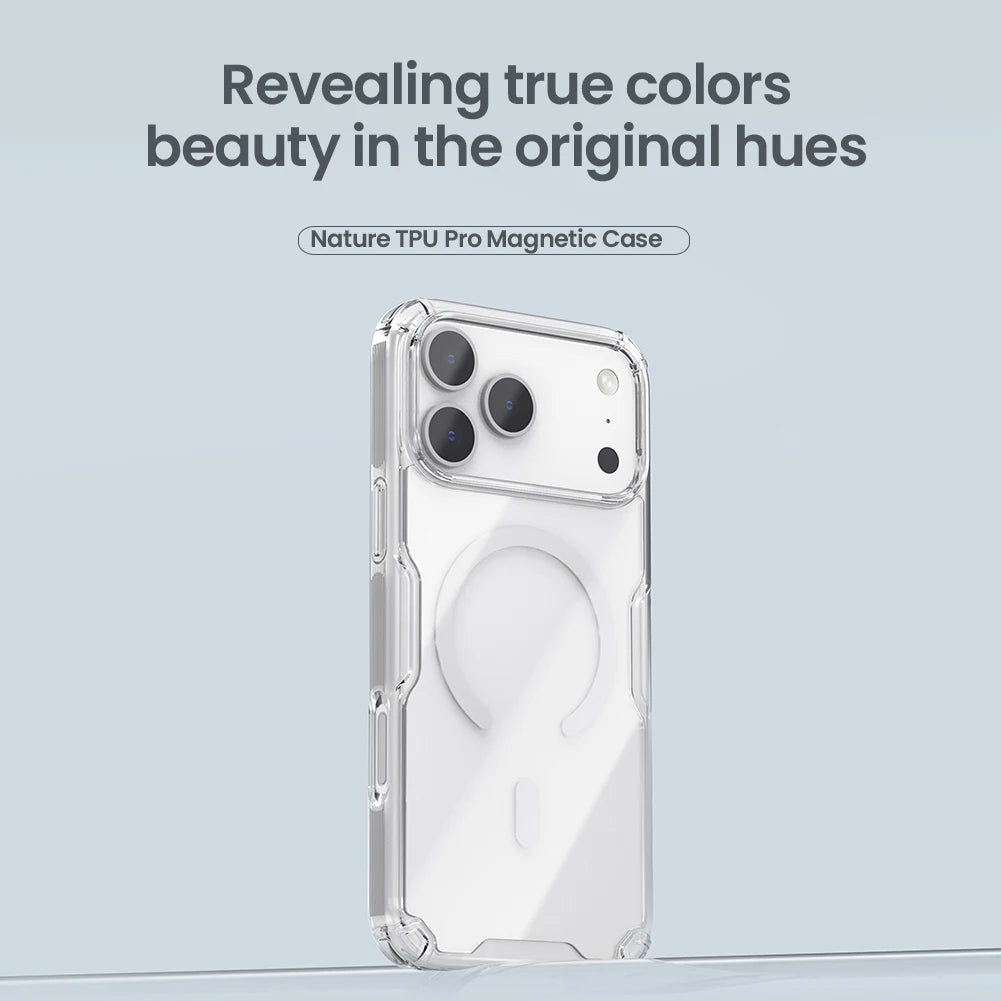 Nillkin Magnetic TPU Case for iPhone 17 Pro Max - Sleek Protection