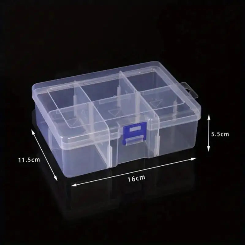 Clear Plastic Storage Box - Waterproof Dustproof Organizer for Tools & Jewelry