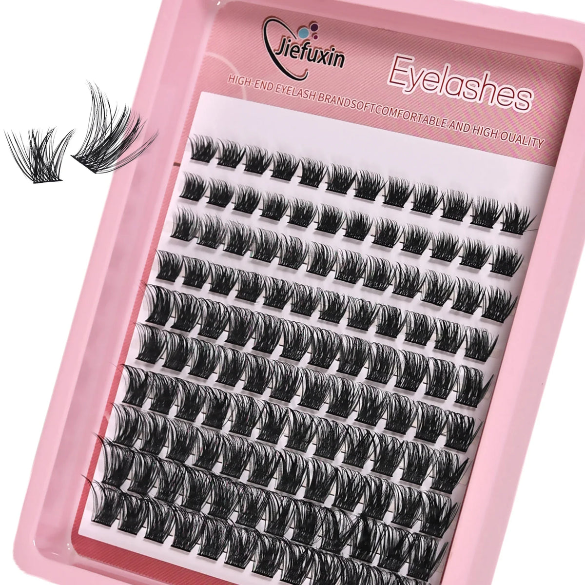 120 Pcs Cluster Lashes - D Curl Wispy Individual Eyelash Extensions