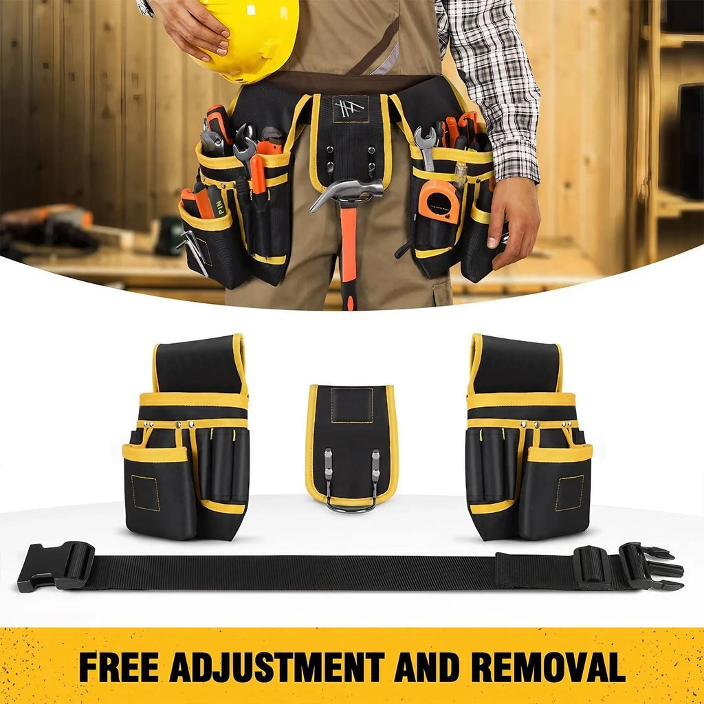 Craftsman Tool Belt with Magnetic Holder, 26 Pockets, Adjustable Fit