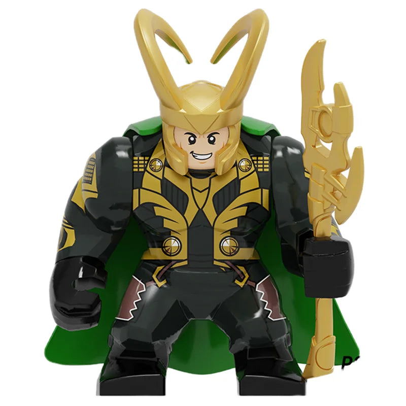 Blind Box Mini Building Blocks Superhero Figures Gift Set