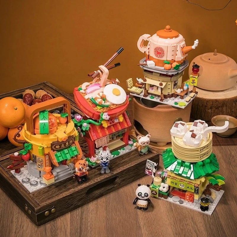 Pantasy Building Blocks Kung Fu Panda Model Toy - Creative Fun!