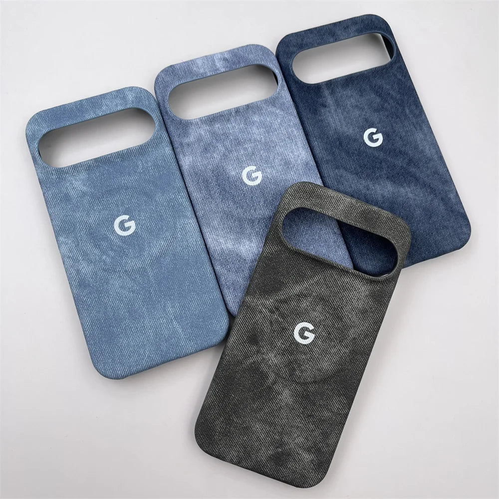Chic Denim Magnetic Wireless Charging Case for Google Pixel Models