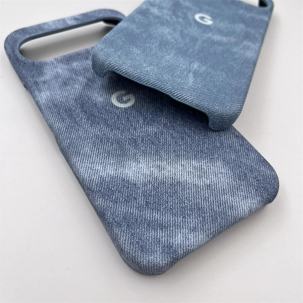 Chic Denim Magnetic Wireless Charging Case for Google Pixel Models