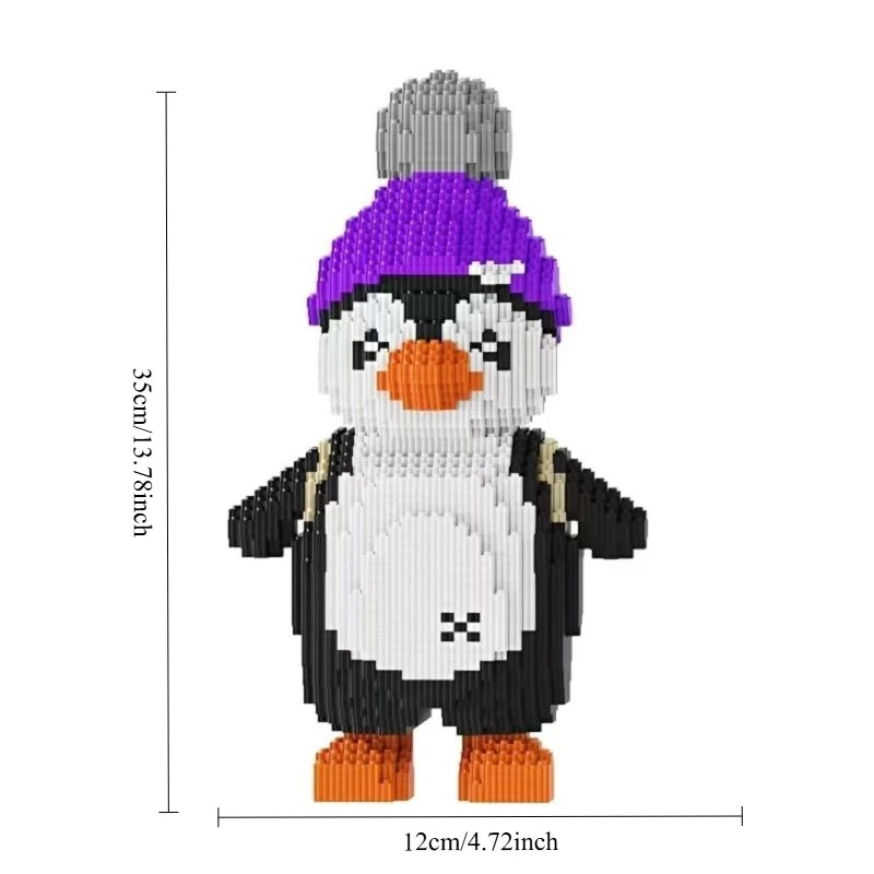 Creative Penguin Building Blocks - Fun 3D Model for Kids